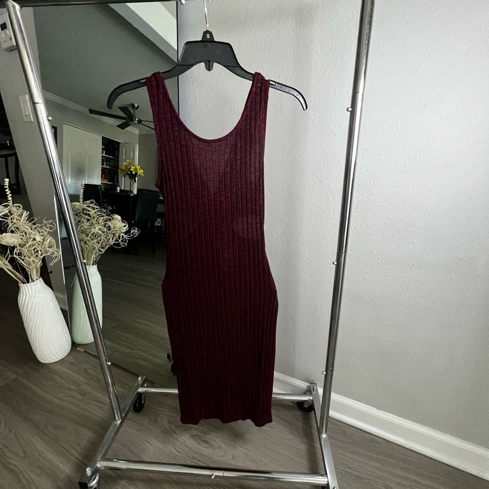 Burgundy Dress